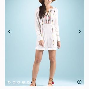 Prana white tunic cover up